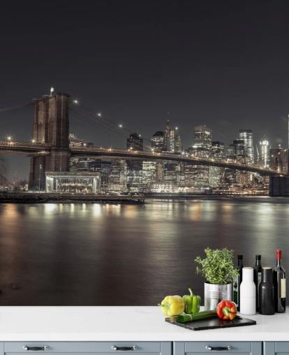 New York Natt Veggmaleri New York Natt Veggmaleri