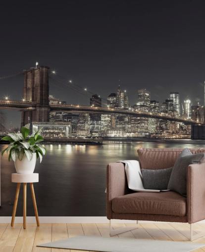 New York Night Wall Mural New York Night Wall Mural