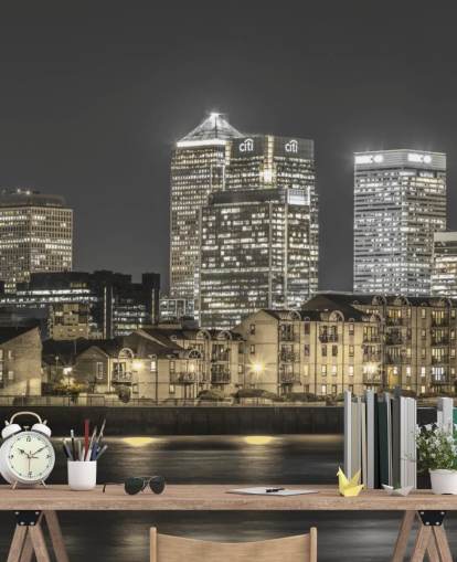 Carta da parati con lo skyline di Londra Carta da parati con lo skyline di Londra