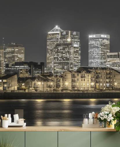 Yellow Lights London Skyline Wallpaper Yellow Lights London Skyline Wallpaper