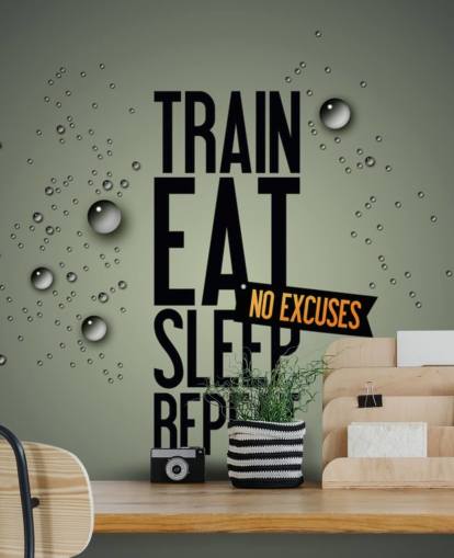 muokattava motivoiva kuntotaustakuvamaalaus nimeltä Motivating Gym kuntosaleille, urheiluseuroille ja kotikuntosaleille muokattava motivoiva kuntotaustakuvamaalaus nimeltä Motivating Gym kuntosaleille, urheiluseuroille ja kotikuntosaleille