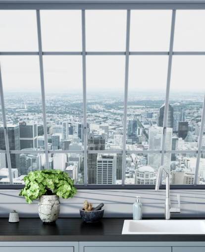 vast city landscape window view wallpaper vast city landscape window view wallpaper