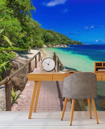 Polku Paradise Coast Taustakuva Seinämaalaus Polku Paradise Coast Taustakuva Seinämaalaus