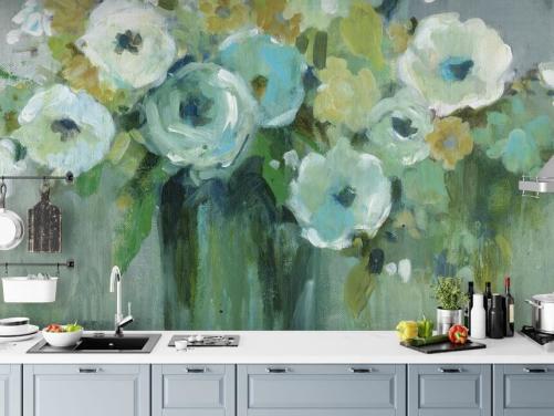 Fresh Cut Emeralds Flower Wallpaper