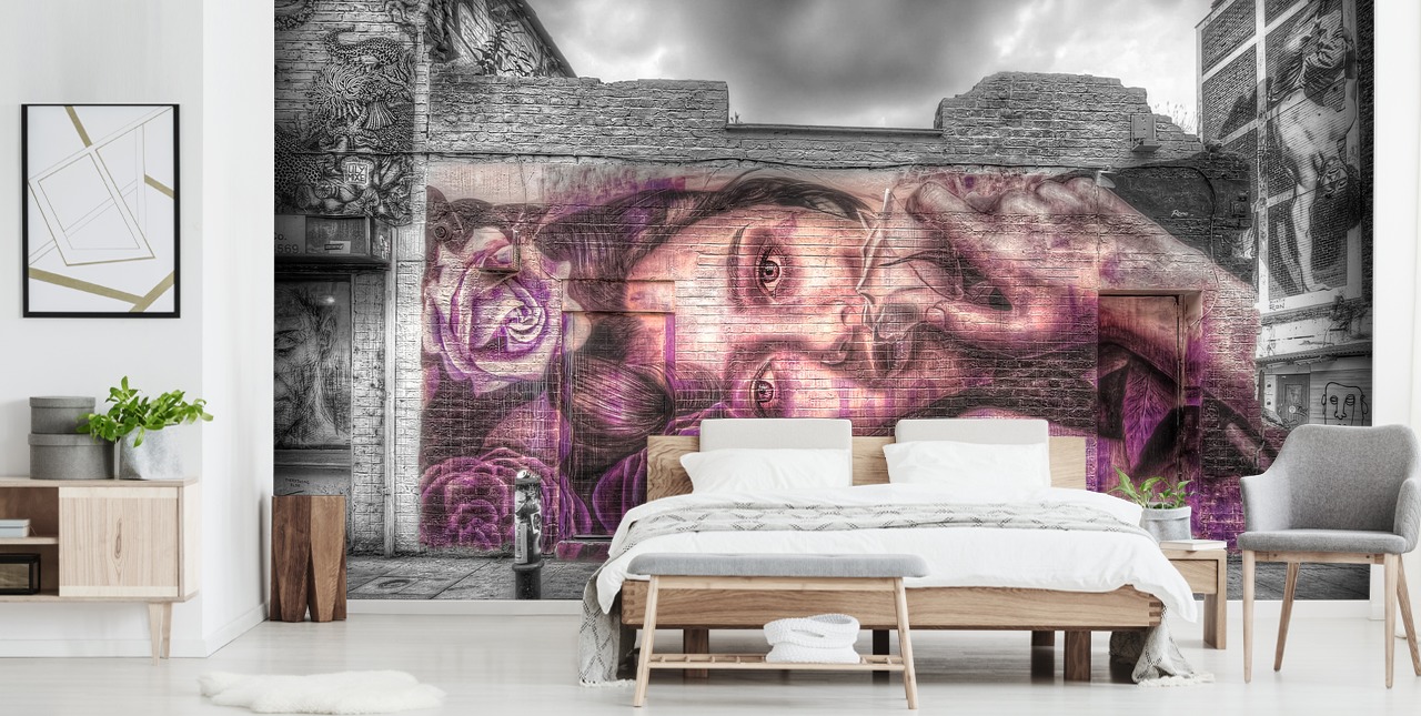Graffiti Girl Wallpaper
