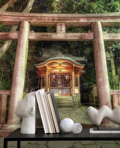 oriental shrine behang oriental shrine behang