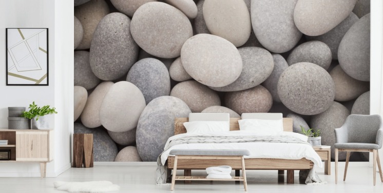 Pebble Wall Pebble Wallpaper
