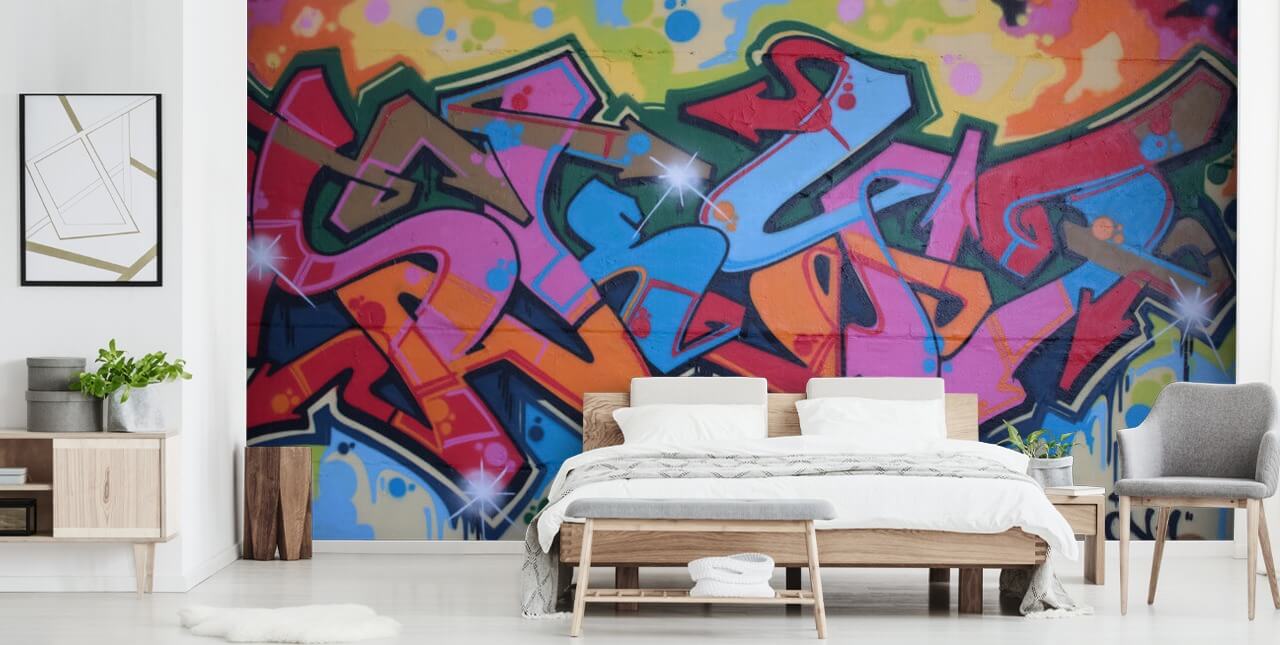Berlin Street Art Wallpaper Mural