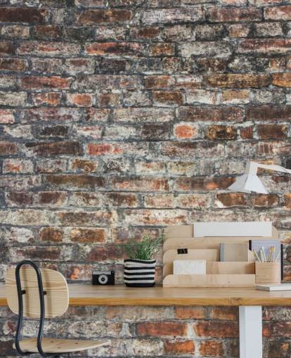 Weathered Bricks Wallpaper Mural Weathered Bricks Wallpaper Mural