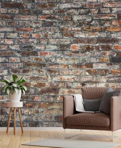 Weathered Bricks Wallpaper Mural Weathered Bricks Wallpaper Mural
