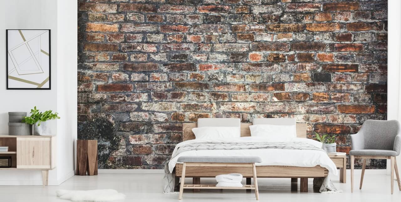Weathered Bricks Wallpaper Mural Weathered Bricks Wallpaper Mural