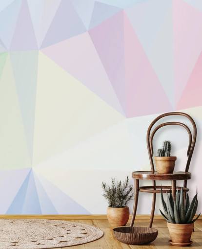 Polygon Light Pastel Wallpaper Polygon Light Pastel Wallpaper