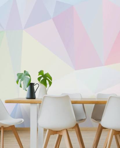 Polygon Light Pastel Wallpaper Polygon Light Pastel Wallpaper