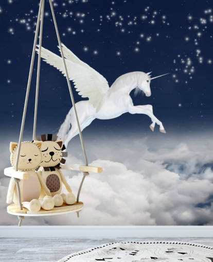 Unicorn in the Sky Wallpaper Unicorn in the Sky Wallpaper