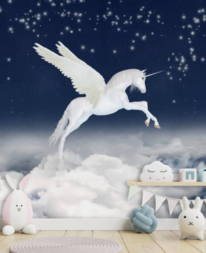 Einhorn im Himmel Hintergrundbild Einhorn im Himmel Hintergrundbild