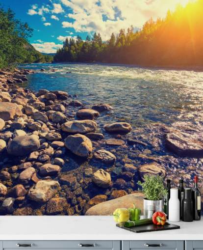 Mountain Valley Norway Wallpaper Mural Mountain Valley Norway Wallpaper Mural