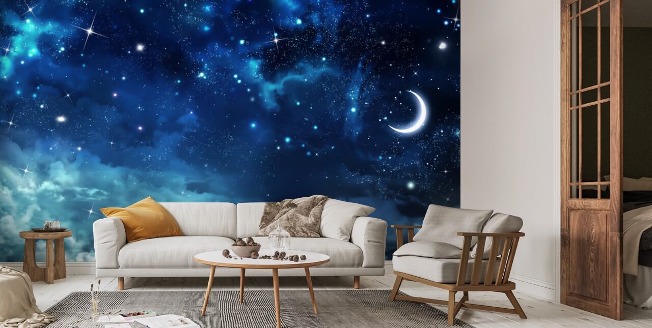 Beautiful Nightly Sky Wall Mural 