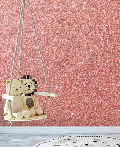 Cotton Candy Glitter Wallpaper Mural Cotton Candy Glitter Wallpaper Mural