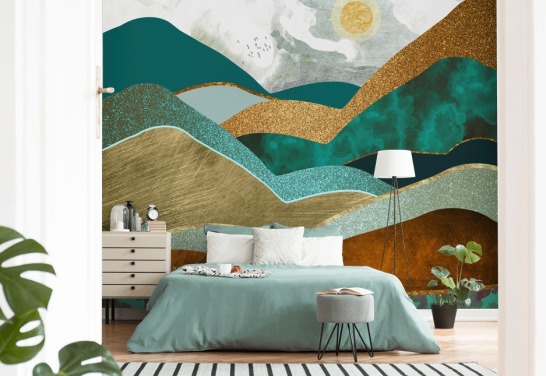 Golden Hills SpaceFrog Designs Prints