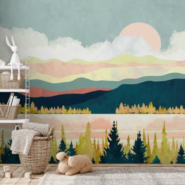 Lake Forest väggmålning av SpaceFrog Design