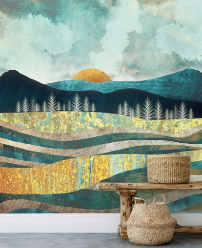 Late Summer Wall Mural by SpaceFrog Designs Late Summer Wall Mural by SpaceFrog Designs