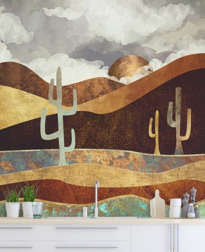 Patina Desert Wall Mural by SpaceFrog Designs Patina Desert Wall Mural by SpaceFrog Designs