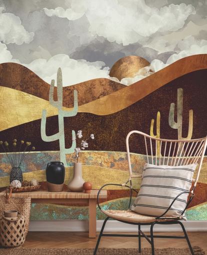Patina Desert Wall Mural by SpaceFrog Designs Patina Desert Wall Mural by SpaceFrog Designs