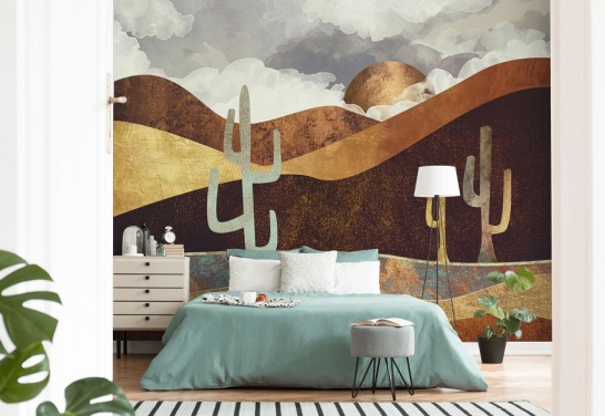 Patina Desert Wall Mural by SpaceFrog Designs