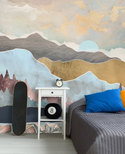 Winter Light Wall Mural by SpaceFrog Designs Winter Light Wall Mural by SpaceFrog Designs