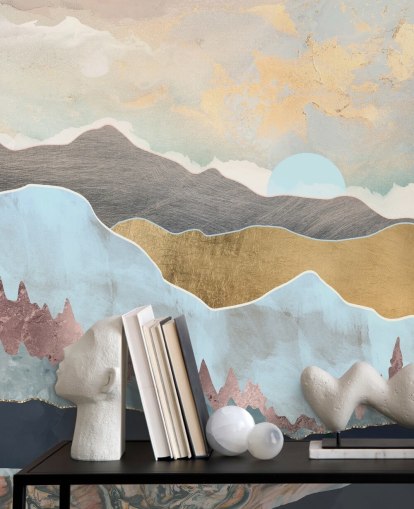 Winter Light Wall Mural by SpaceFrog Designs Winter Light Wall Mural by SpaceFrog Designs