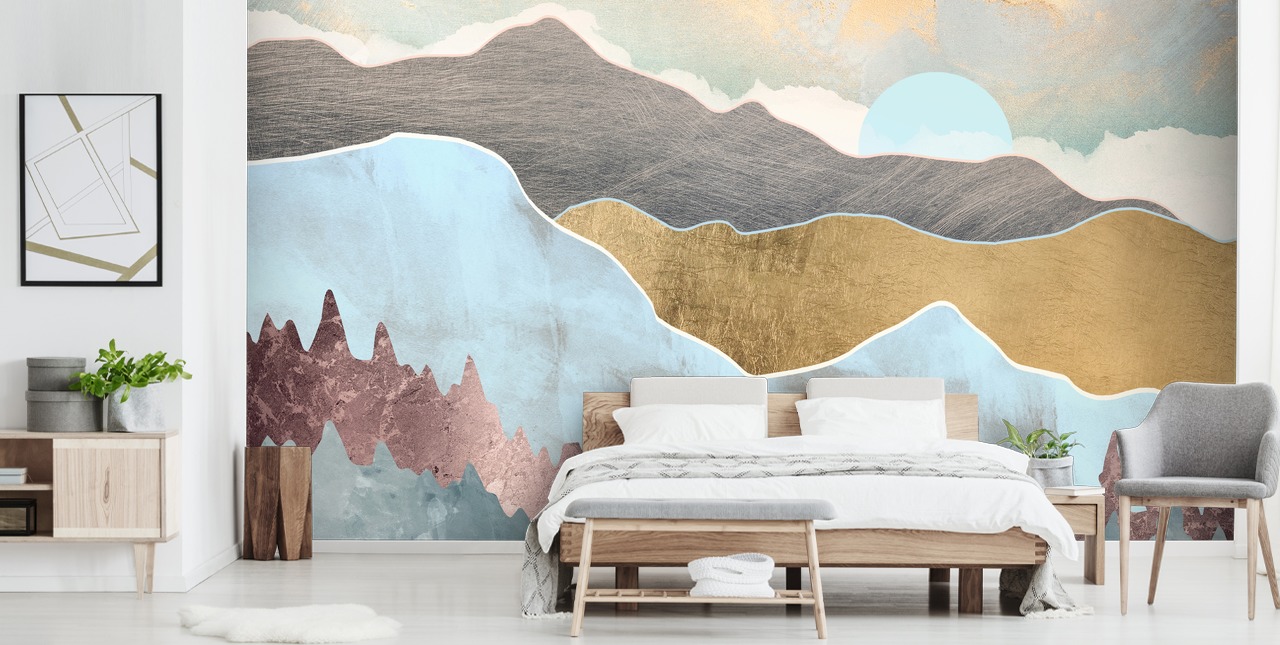 Décoration murale lumière d'hiver par SpaceFrog Designs