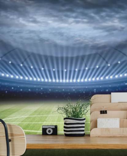 Football Stadium at Night Wallpaper Football Stadium at Night Wallpaper
