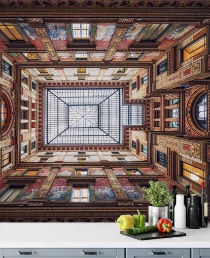 Galleria Sciarra, Rome Wallpaper Mural Galleria Sciarra, Rome Wallpaper Mural