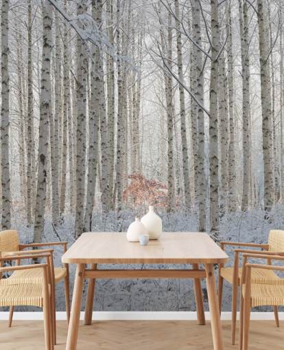 White Nature Wallpaper Mural White Nature Wallpaper Mural