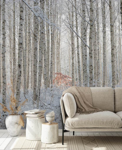White Nature Wallpaper Mural White Nature Wallpaper Mural