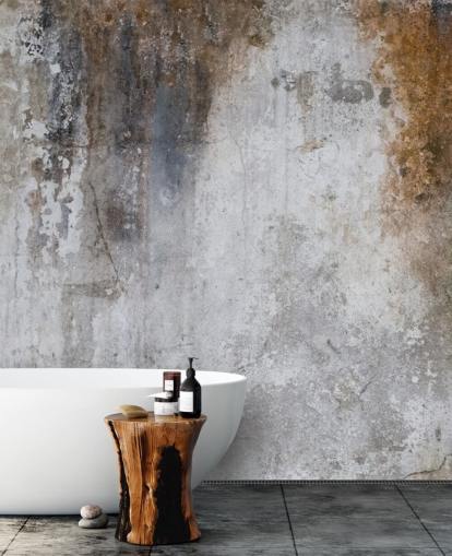 grey and brown customisable concrete wallpaper mural called Aged Concrete for kitchens grey and brown customisable concrete wallpaper mural called Aged Concrete for kitchens