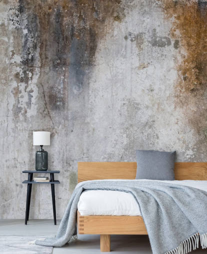 mural de papel pintado de hormigón personalizable gris y marrón llamado Aged Concrete for kitchen mural de papel pintado de hormigón personalizable gris y marrón llamado Aged Concrete for kitchen