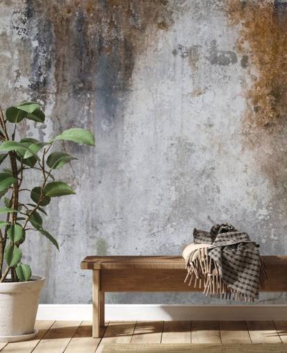 grey and brown customisable concrete wallpaper mural called Aged Concrete for kitchens grey and brown customisable concrete wallpaper mural called Aged Concrete for kitchens