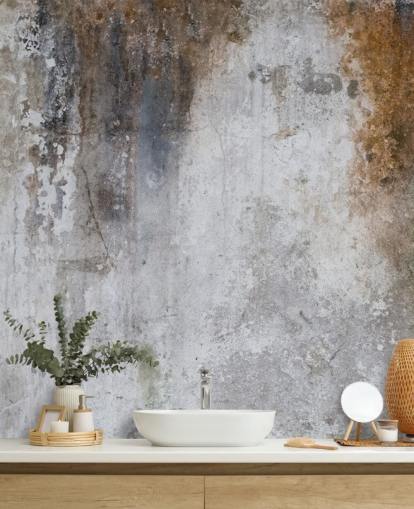 grey and brown customisable concrete wallpaper mural called Aged Concrete for kitchens grey and brown customisable concrete wallpaper mural called Aged Concrete for kitchens