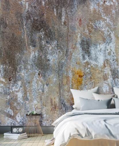 mural de papel de parede com efeito de concreto cinza chamado Textures of Colour para quartos e cozinhas em Wallsauce mural de papel de parede com efeito de concreto cinza chamado Textures of Colour para quartos e cozinhas em Wallsauce