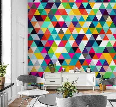 Geometric Wallpaper & Wall Murals | Wallsauce US