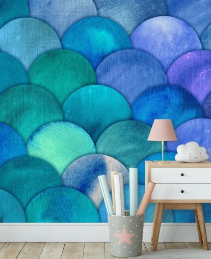 blue mermaid scales wallpaper blue mermaid scales wallpaper