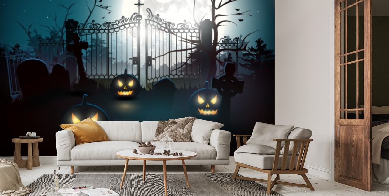 Halloween background Tapet vægmaleri