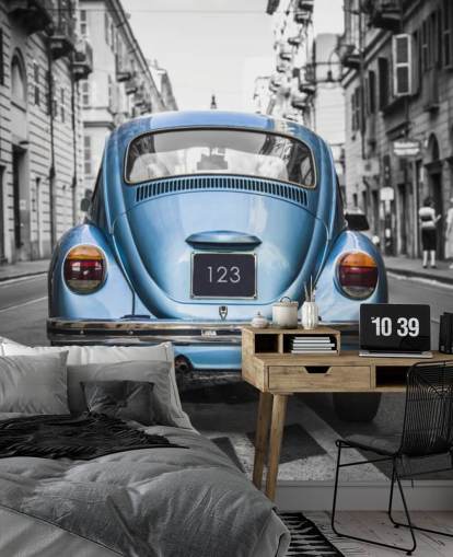 Blue Beetle Wall Mural Blue Beetle Wall Mural