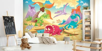 Photo Wallpaper Acrobat Teddy Bear - For children - Wall Murals