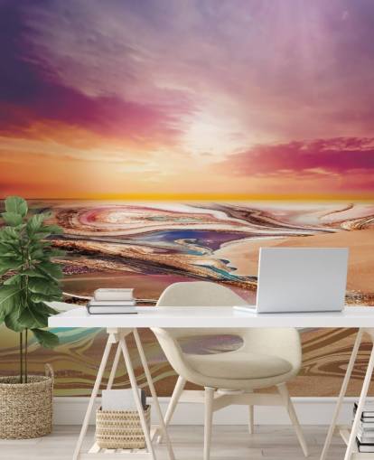 sunset colours in marble wallpaper sunset colours in marble wallpaper