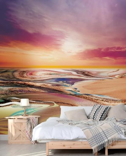 sunset colours in marble wallpaper sunset colours in marble wallpaper