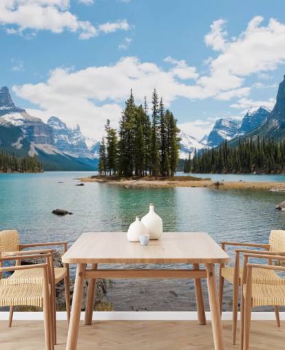 Papel de Parede Mountain Lake View Papel de Parede Mountain Lake View