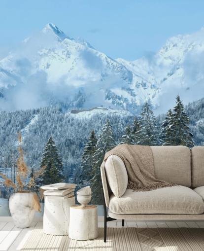 Snowy Mountain Hintergrundbild Snowy Mountain Hintergrundbild