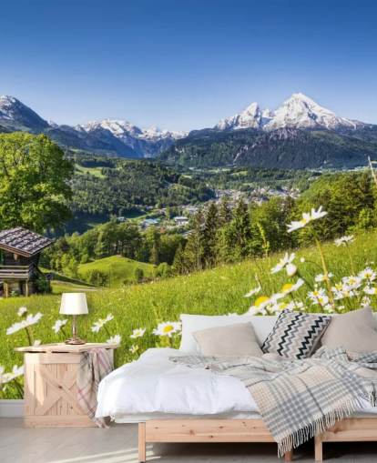 Carta da parati con Alpi Carta da parati con Alpi